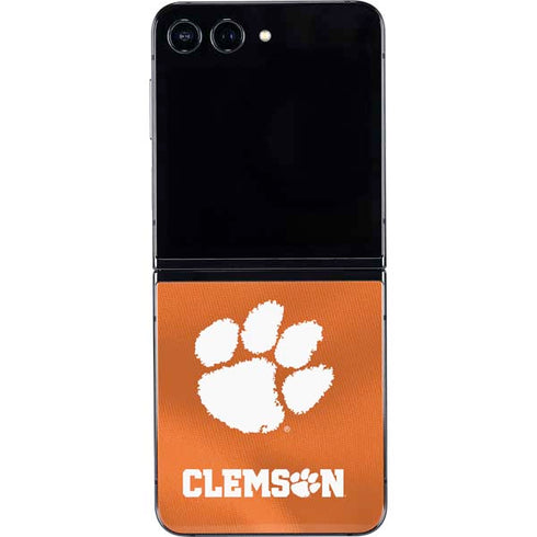 Clemson University Orange Jersey Galaxy Z Flip5 5G Skin